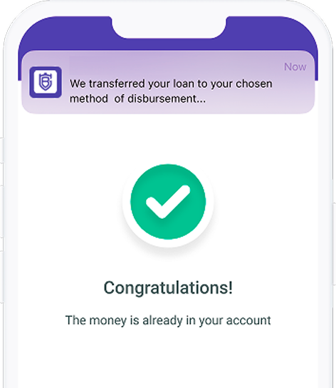 Get your money step image